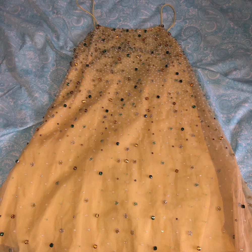 Kimchi Blue, XS, bejeweled mini dress